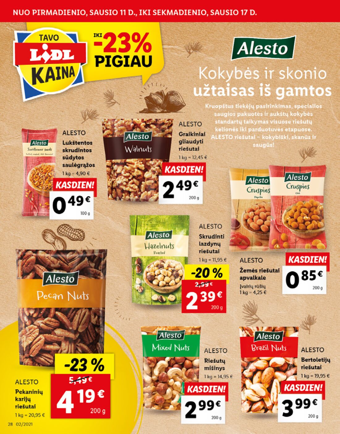 Lidl savaitinis leidinys akcijos nuo 
  2021-01-11 iki 
  2021-01-17 | Leidinukas.lt puslapis 28