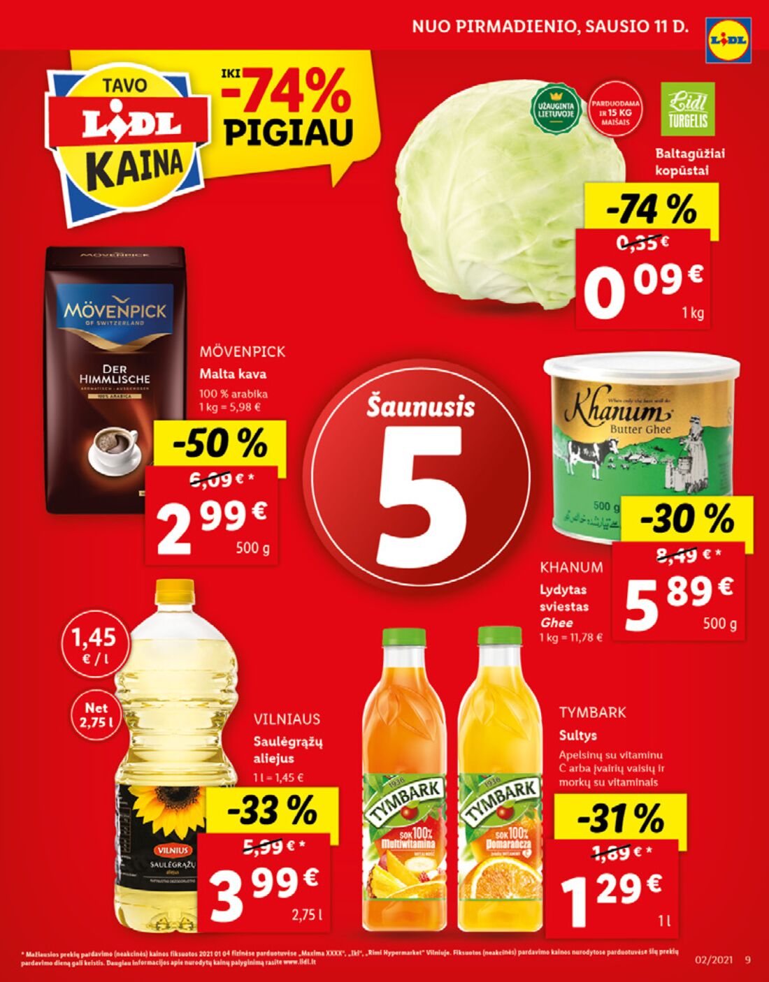 Lidl savaitinis leidinys akcijos nuo 
  2021-01-11 iki 
  2021-01-17 | Leidinukas.lt puslapis 9