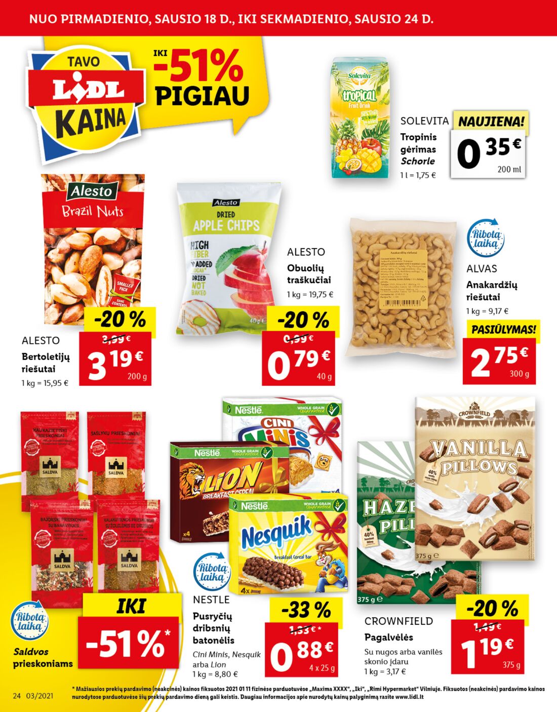 Lidl savaitinis leidinys akcijos nuo 
  2021-01-18 iki 
  2021-01-24 | Leidinukas.lt puslapis 24