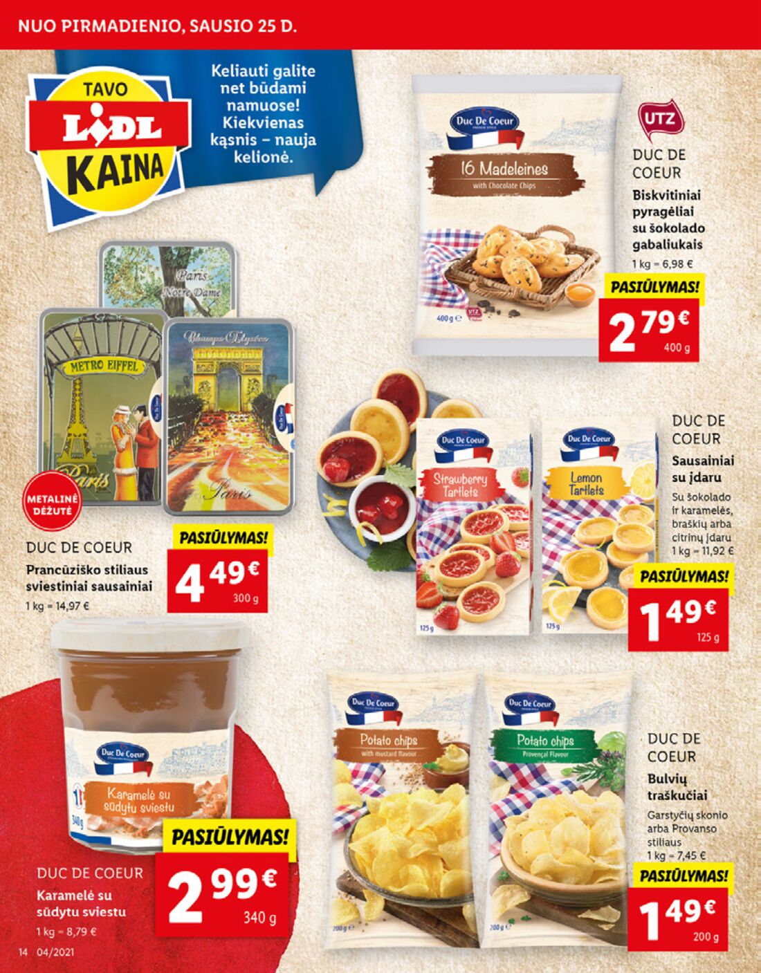 Lidl savaitinis leidinys akcijos nuo 
  2021-01-25 iki 
  2021-01-31 | Leidinukas.lt puslapis 14