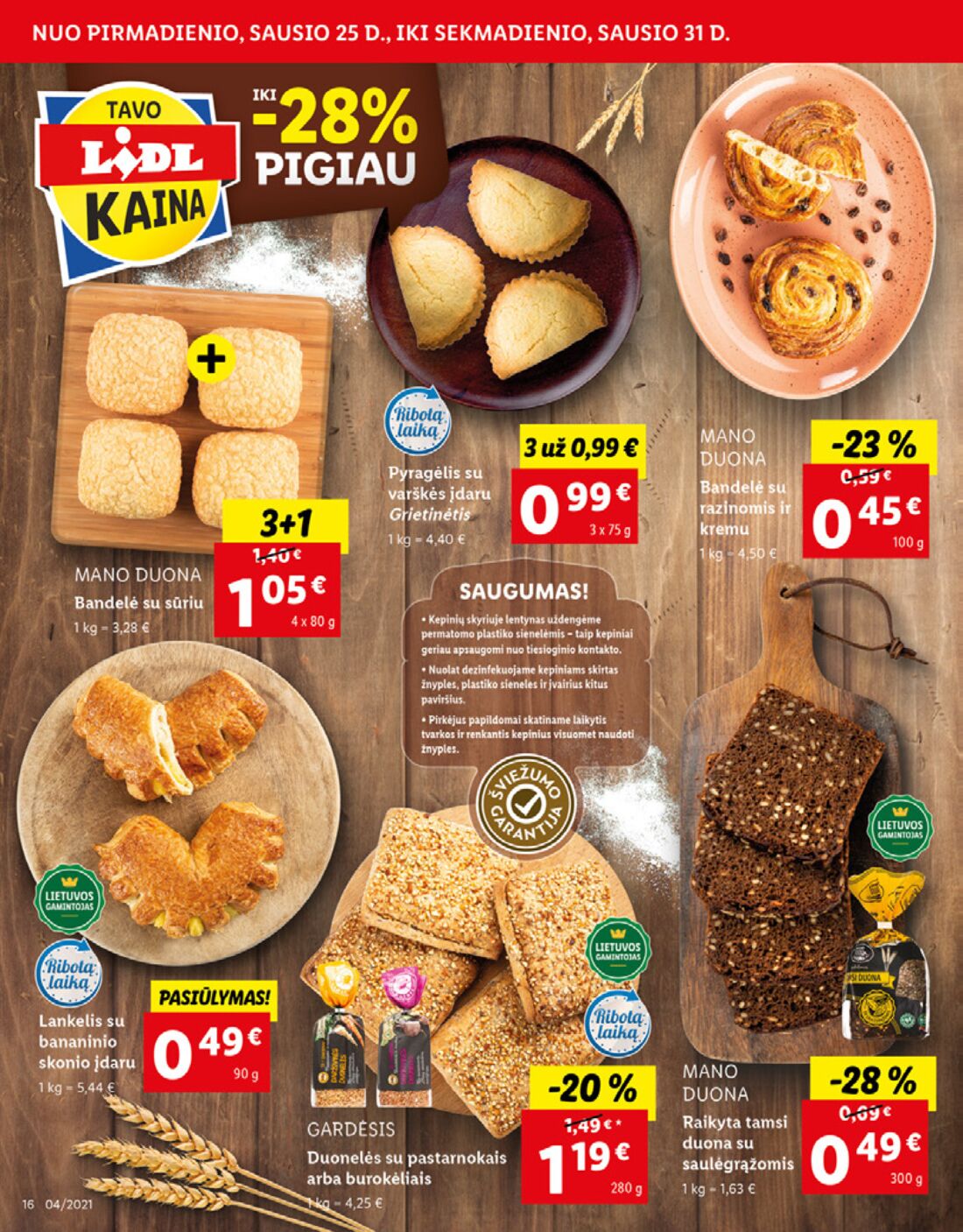 Lidl savaitinis leidinys akcijos nuo 
  2021-01-25 iki 
  2021-01-31 | Leidinukas.lt puslapis 16