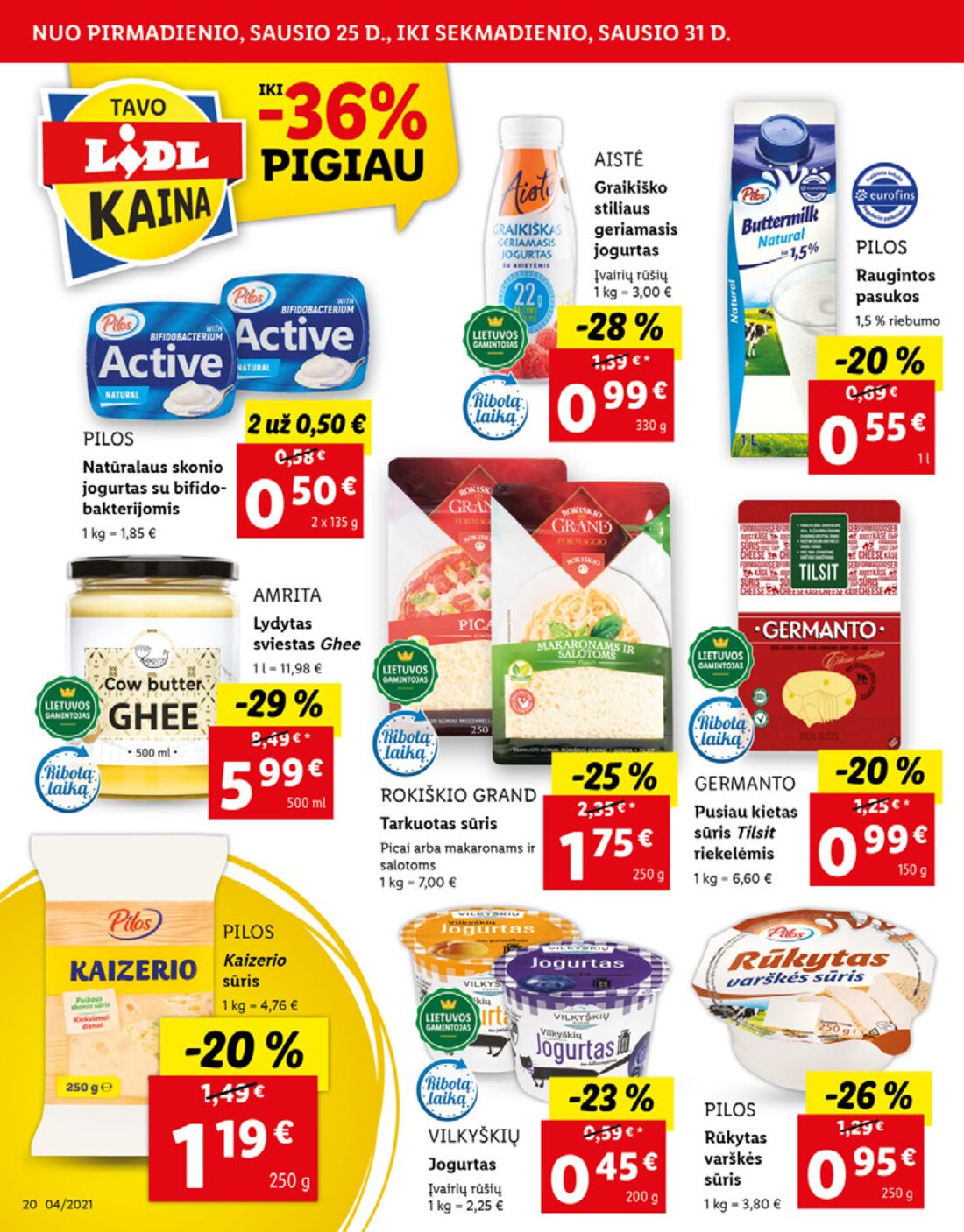 Lidl savaitinis leidinys akcijos nuo 
  2021-01-25 iki 
  2021-01-31 | Leidinukas.lt puslapis 20