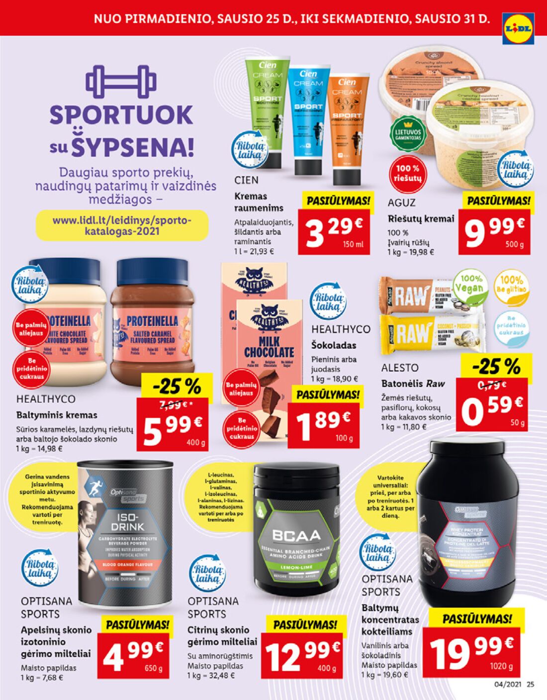 Lidl savaitinis leidinys akcijos nuo 
  2021-01-25 iki 
  2021-01-31 | Leidinukas.lt puslapis 25