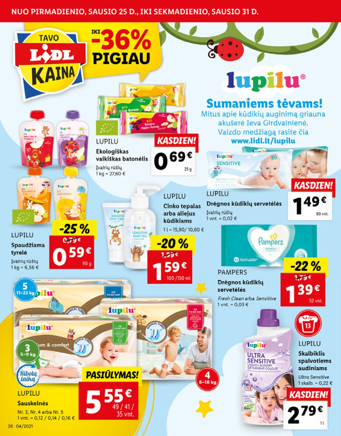 Lidl savaitinis leidinys akcijos nuo 
  2021-01-25 iki 
  2021-01-31 | Leidinukas.lt puslapis 26