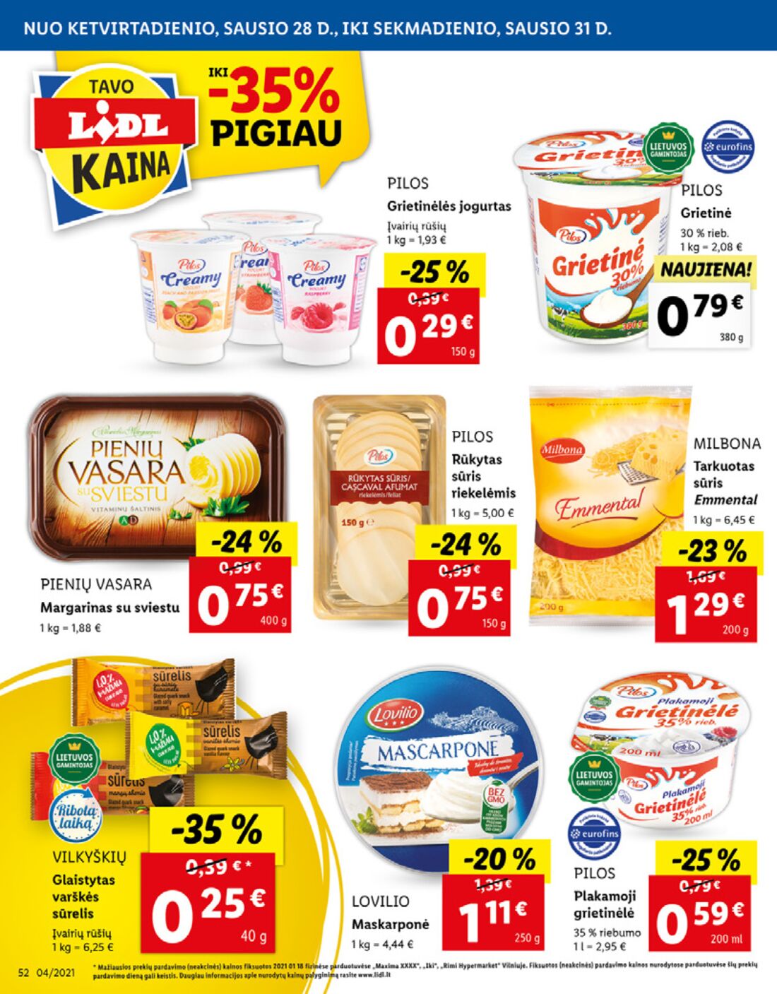 Lidl savaitinis leidinys akcijos nuo 
  2021-01-25 iki 
  2021-01-31 | Leidinukas.lt puslapis 52