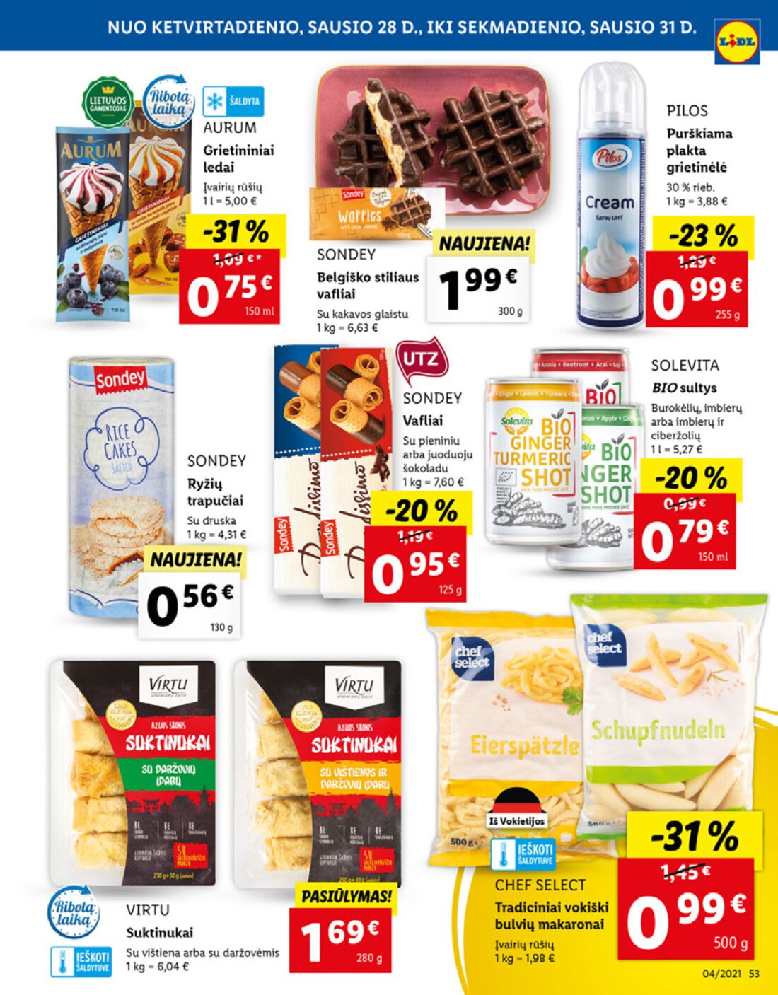 Lidl savaitinis leidinys akcijos nuo 
  2021-01-25 iki 
  2021-01-31 | Leidinukas.lt puslapis 53