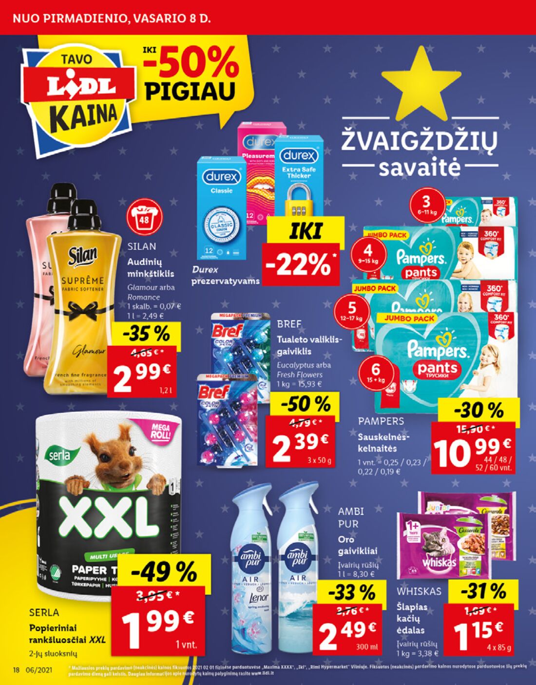 Lidl savaitinis leidinys akcijos nuo 
  2021-02-08 iki 
  2021-02-14 | Leidinukas.lt puslapis 18