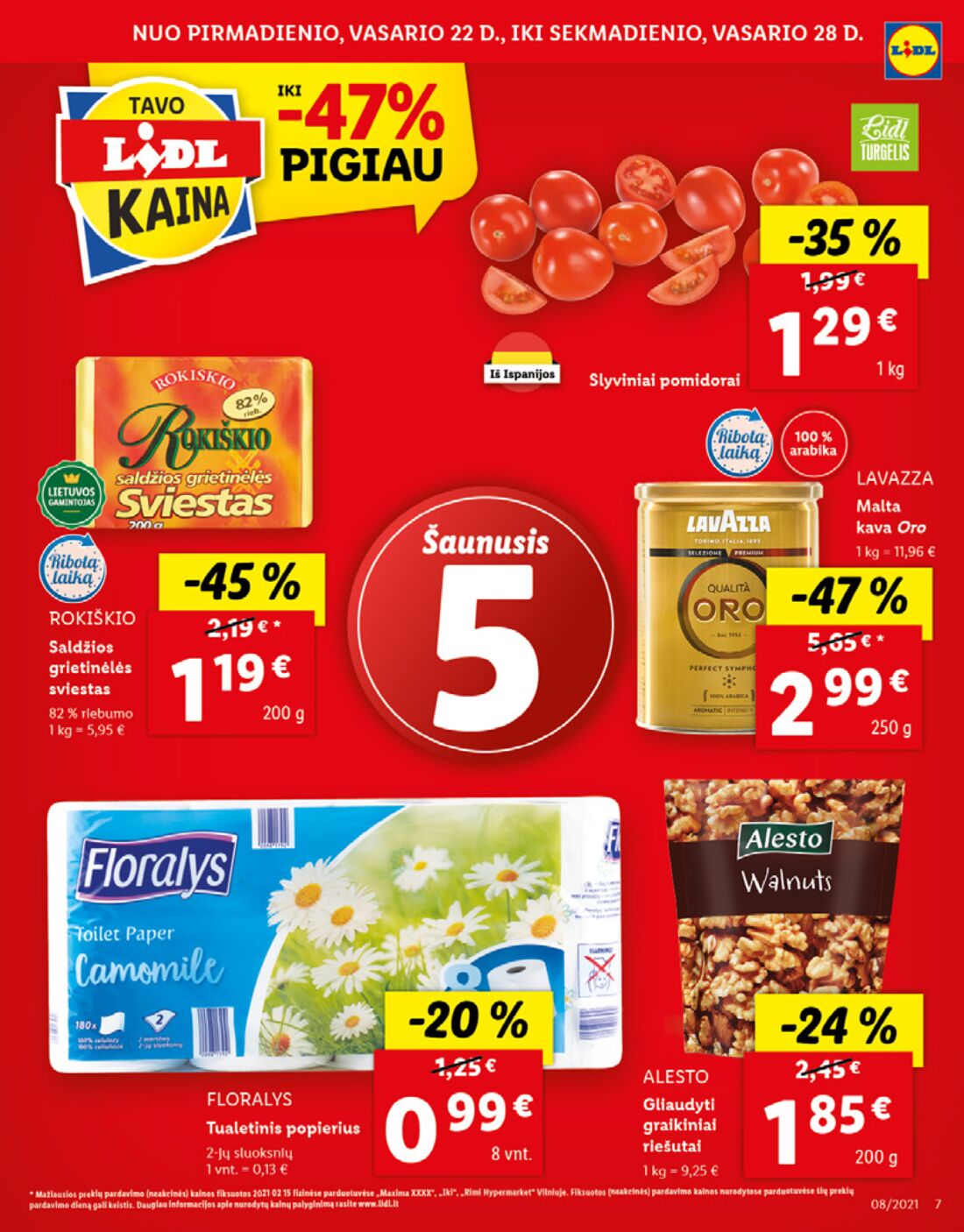 Lidl savaitinis leidinys akcijos nuo 
  2021-02-22 iki 
  2021-02-28 | Leidinukas.lt puslapis 7