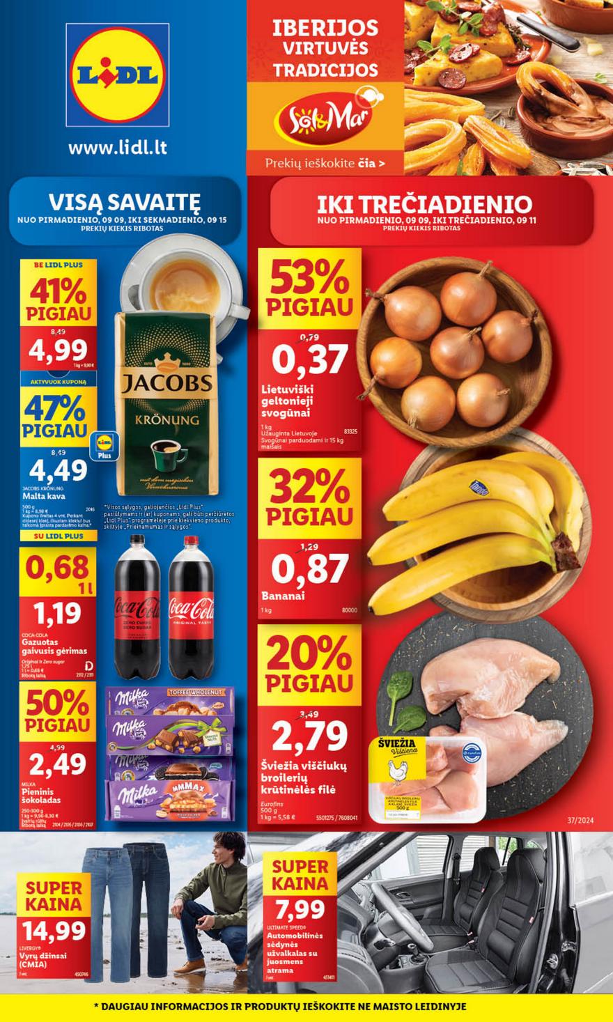 Lidl savaitinis leidinys akcijos nuo 
  2024-09-09 iki 
  2024-09-15 | Leidinukas.lt puslapis 1