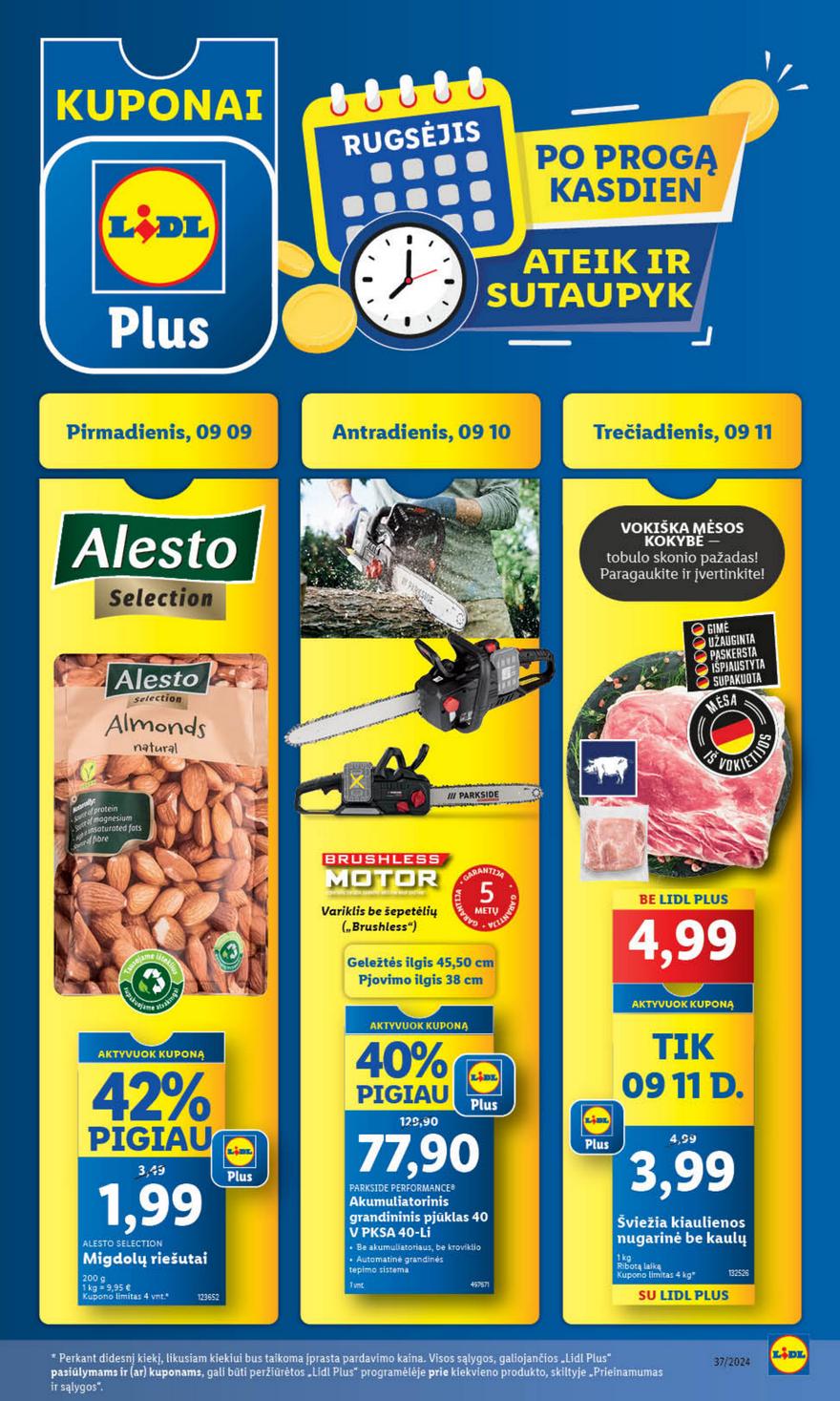 Lidl savaitinis leidinys akcijos nuo 
  2024-09-09 iki 
  2024-09-15 | Leidinukas.lt puslapis 20