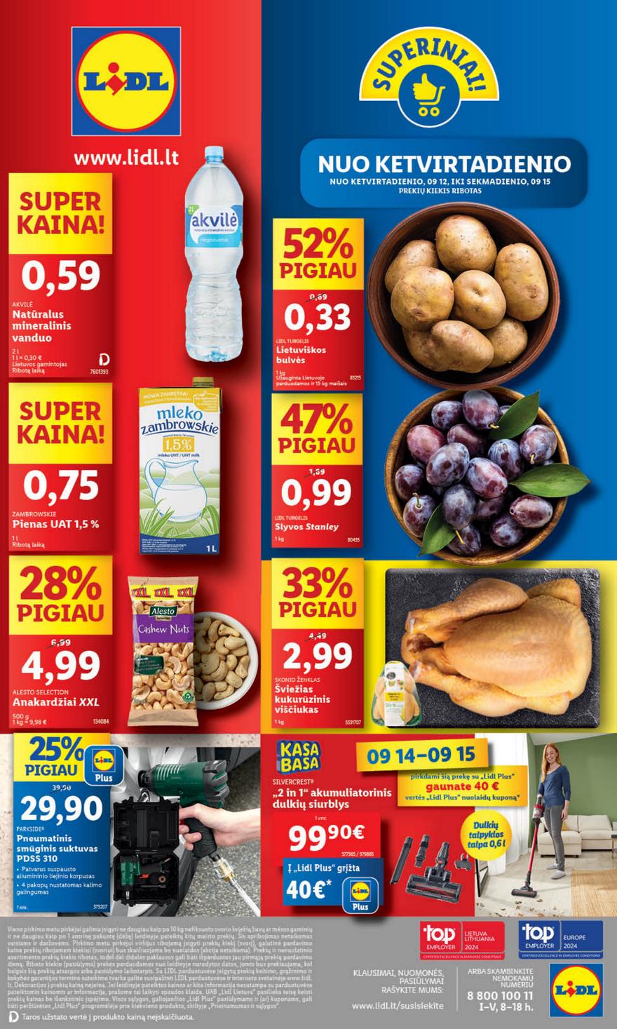 Lidl savaitinis leidinys akcijos nuo 
  2024-09-09 iki 
  2024-09-15 | Leidinukas.lt puslapis 36