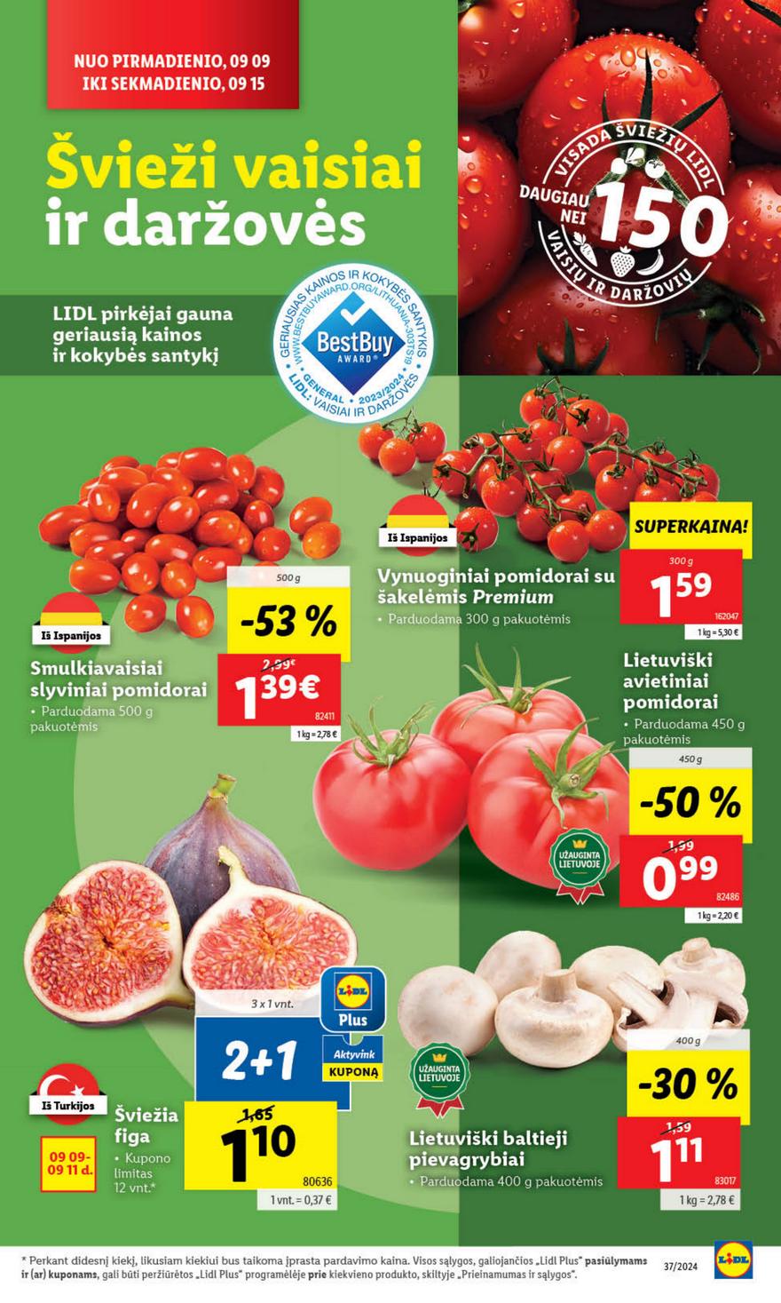 Lidl savaitinis leidinys akcijos nuo 
  2024-09-09 iki 
  2024-09-15 | Leidinukas.lt puslapis 8