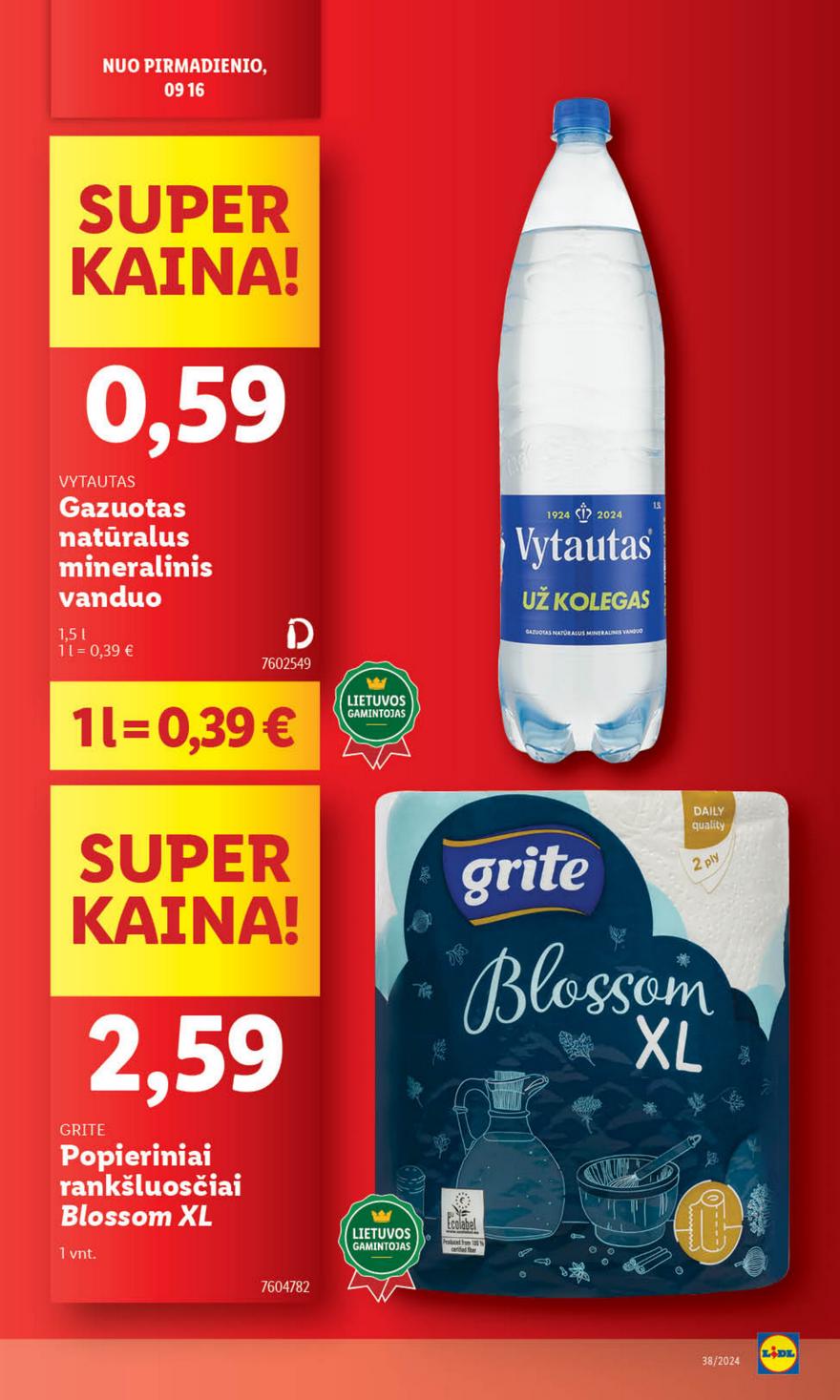 Lidl savaitinis leidinys akcijos nuo 
  2024-09-16 iki 
  2024-09-22 | Leidinukas.lt puslapis 12