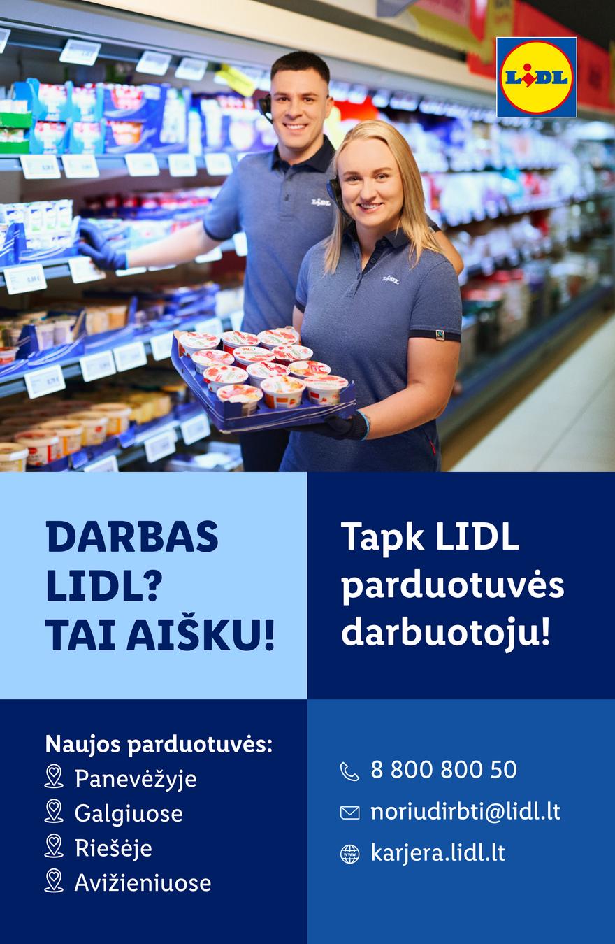 Lidl savaitinis leidinys akcijos nuo 
  2024-09-16 iki 
  2024-09-22 | Leidinukas.lt puslapis 14