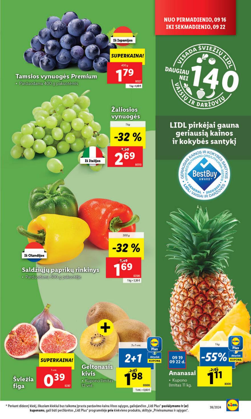 Lidl savaitinis leidinys akcijos nuo 
  2024-09-16 iki 
  2024-09-22 | Leidinukas.lt puslapis 3