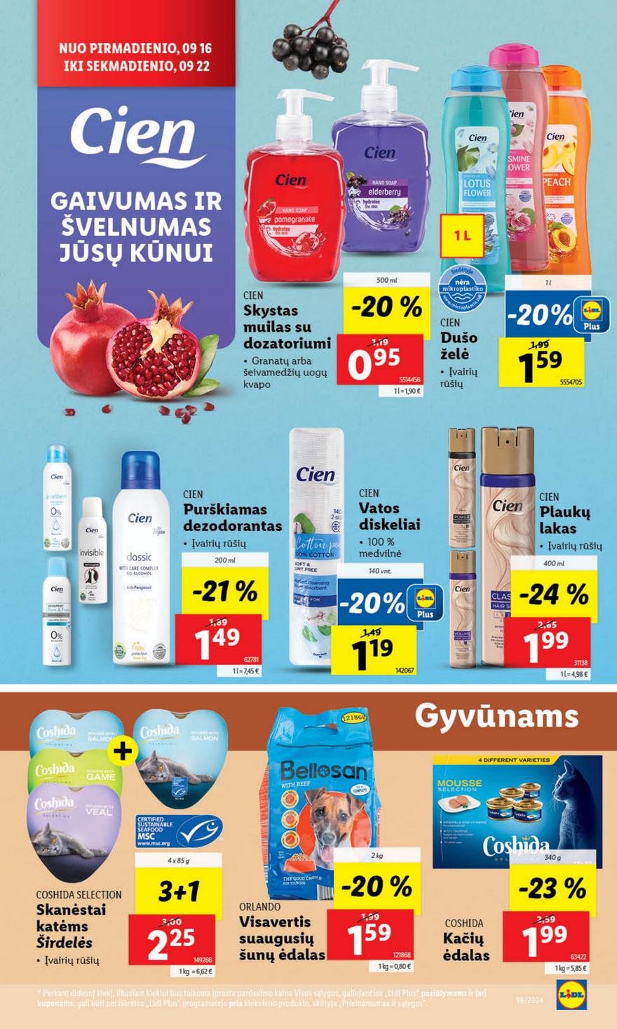 Lidl savaitinis leidinys akcijos nuo 
  2024-09-16 iki 
  2024-09-22 | Leidinukas.lt puslapis 28