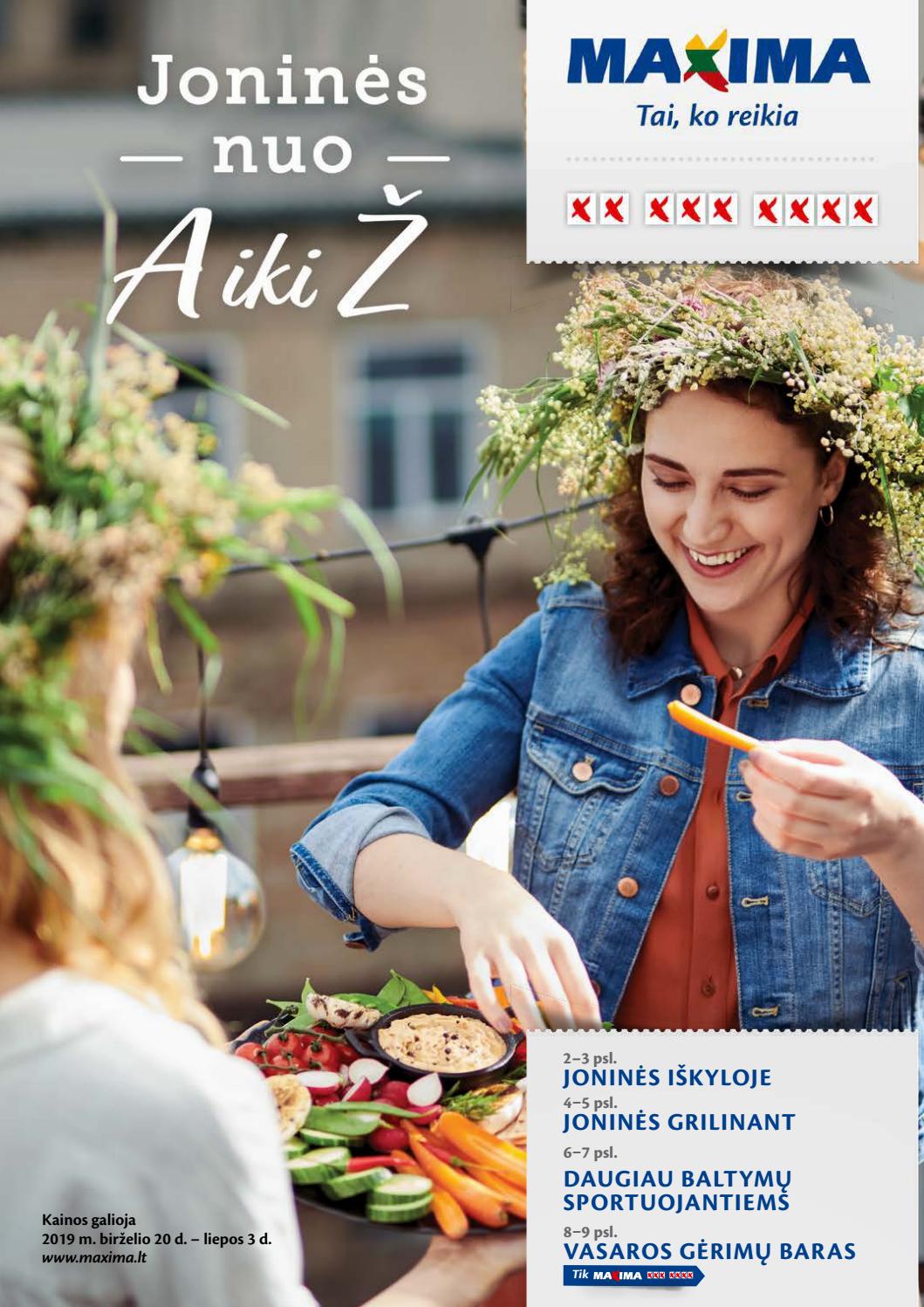 Maxima kaininis leidinys akcijos nuo 
  2019-06-20 iki 
  2019-07-03 | Leidinukas.lt puslapis 1