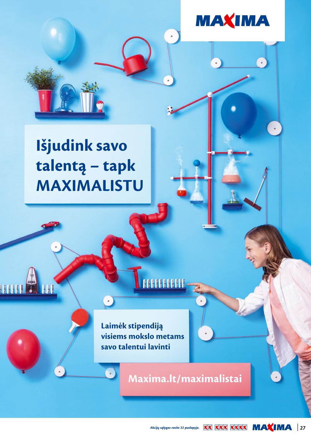 Maxima kaininis leidinys akcijos nuo 
  2019-07-04 iki 
  2019-07-17 | Leidinukas.lt puslapis 27