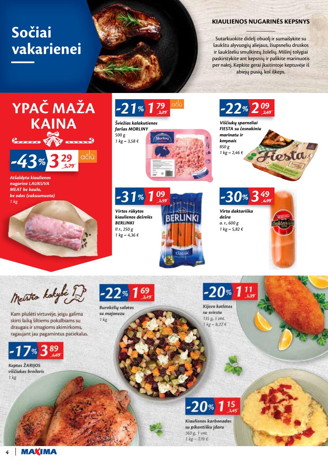 Maxima kaininis leidinys akcijos nuo 
  2019-12-03 iki 
  2019-12-09 | Leidinukas.lt puslapis 4