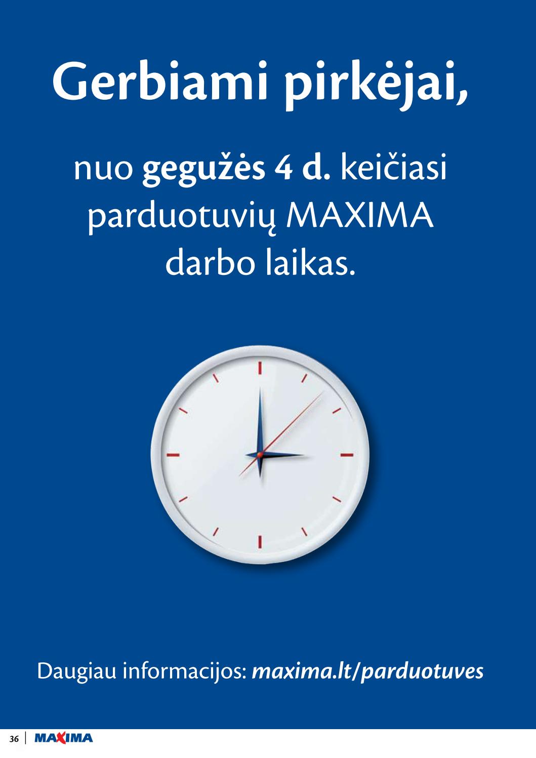 Maxima kaininis leidinys akcijos nuo 
  2020-05-05 iki 
  2020-05-11 | Leidinukas.lt puslapis 36