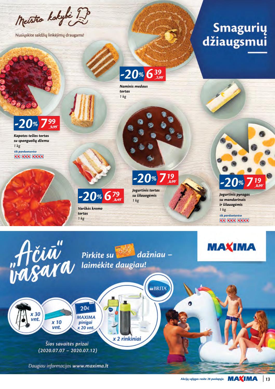 Maxima kaininis leidinys akcijos nuo 
  2020-07-07 iki 
  2020-07-13 | Leidinukas.lt puslapis 13