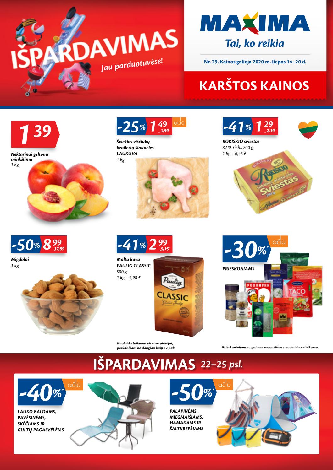 Maxima kaininis leidinys akcijos nuo 
  2020-07-14 iki 
  2020-07-20 | Leidinukas.lt puslapis 1