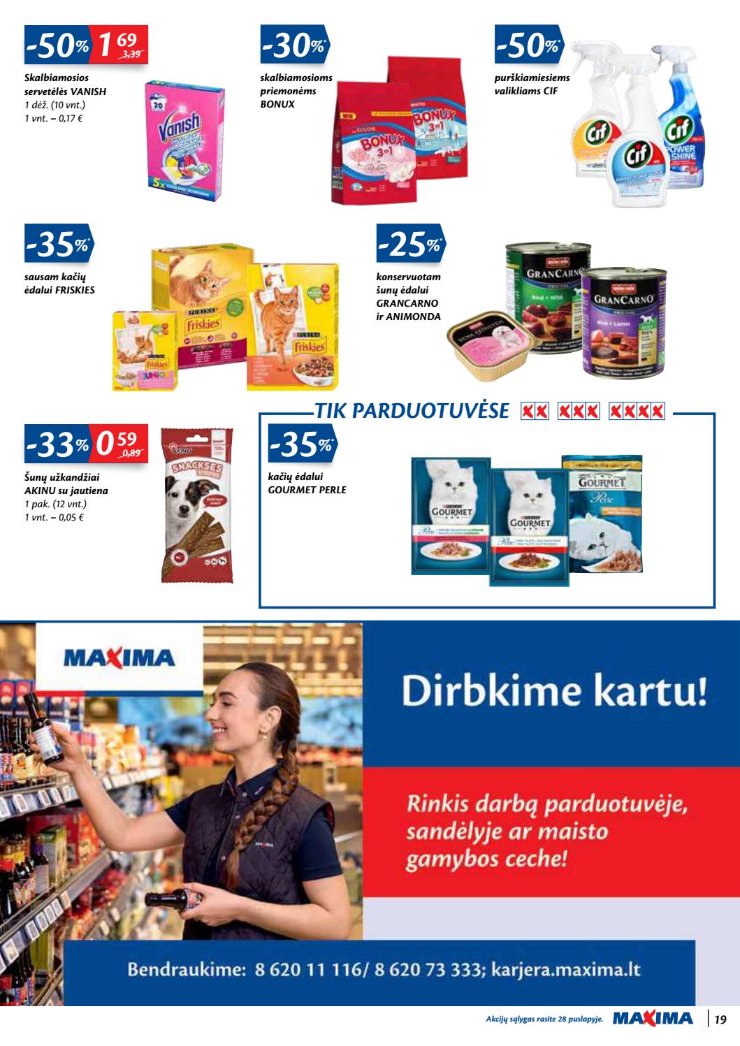 Maxima kaininis leidinys akcijos nuo 
  2020-08-04 iki 
  2020-08-10 | Leidinukas.lt puslapis 19