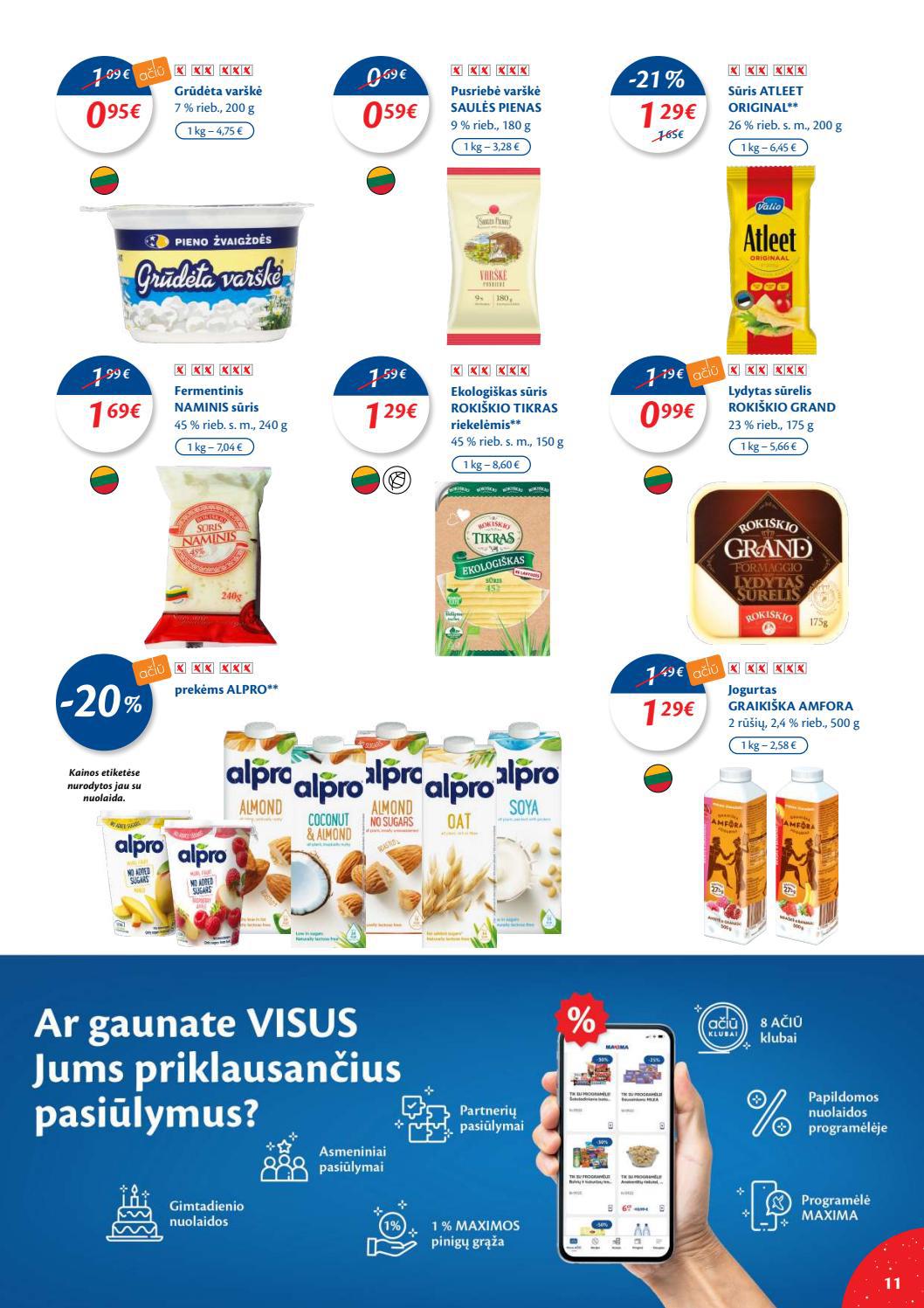 Maxima kaininis leidinys akcijos nuo 
  2021-11-30 iki 
  2021-12-06 | Leidinukas.lt puslapis 11