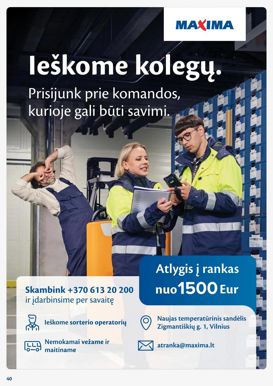 Maxima savaitinis leidinys 5 akcijos nuo 
  2025-01-28 iki 
  2025-02-03 | Leidinukas.lt puslapis 40