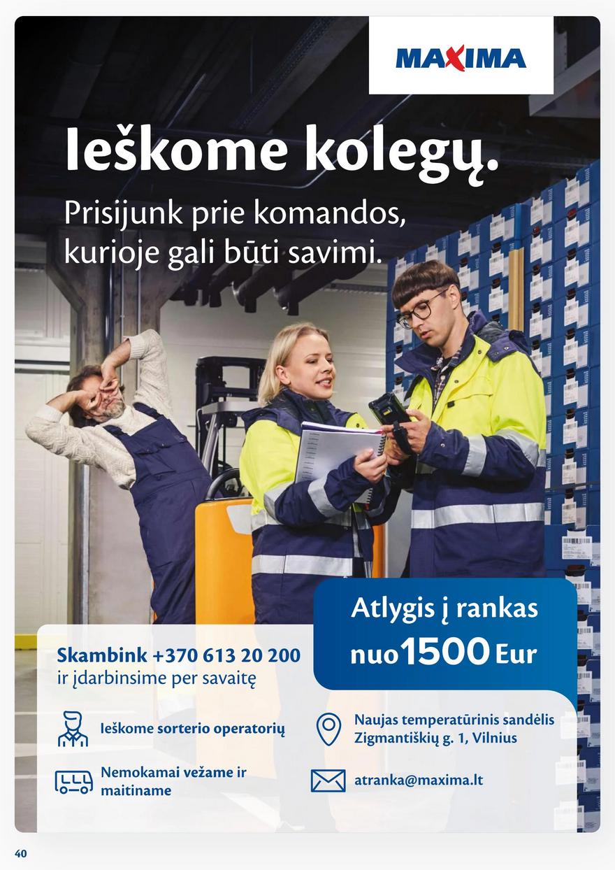 Maxima savaitinis leidinys 7 akcijos nuo 
  2025-02-11 iki 
  2025-02-17 | Leidinukas.lt puslapis 40