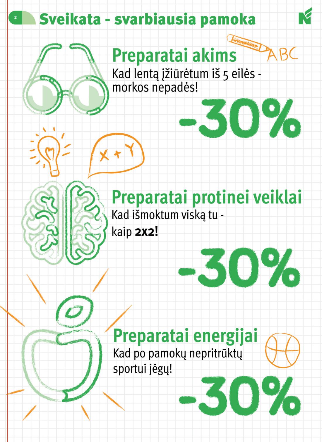 Norfos vaistinė leidinys akcijos nuo 
  2019-09-01 iki 
  2019-09-30 | Leidinukas.lt puslapis 2