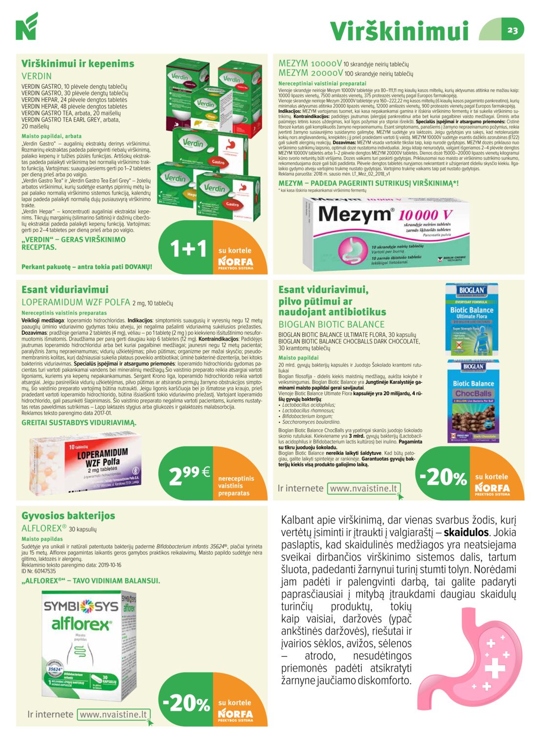 Norfos vaistinė leidinys akcijos nuo 
  2019-11-01 iki 
  2019-11-30 | Leidinukas.lt puslapis 23