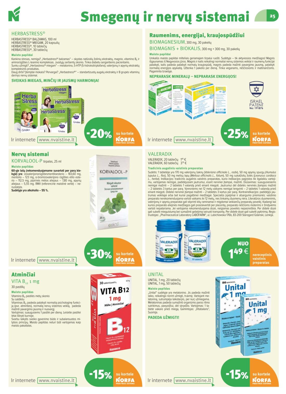 Norfos vaistinė leidinys akcijos nuo 
  2019-11-01 iki 
  2019-11-30 | Leidinukas.lt puslapis 25