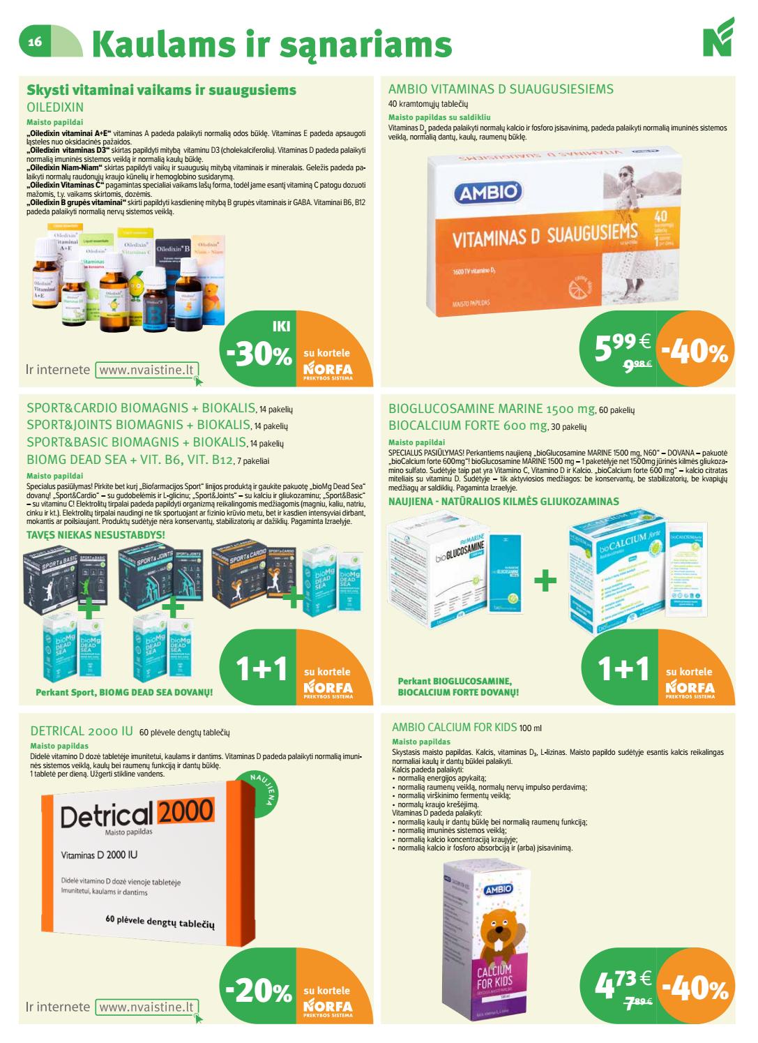 Norfos vaistinė leidinys akcijos nuo 
  2020-04-01 iki 
  2020-04-30 | Leidinukas.lt puslapis 16