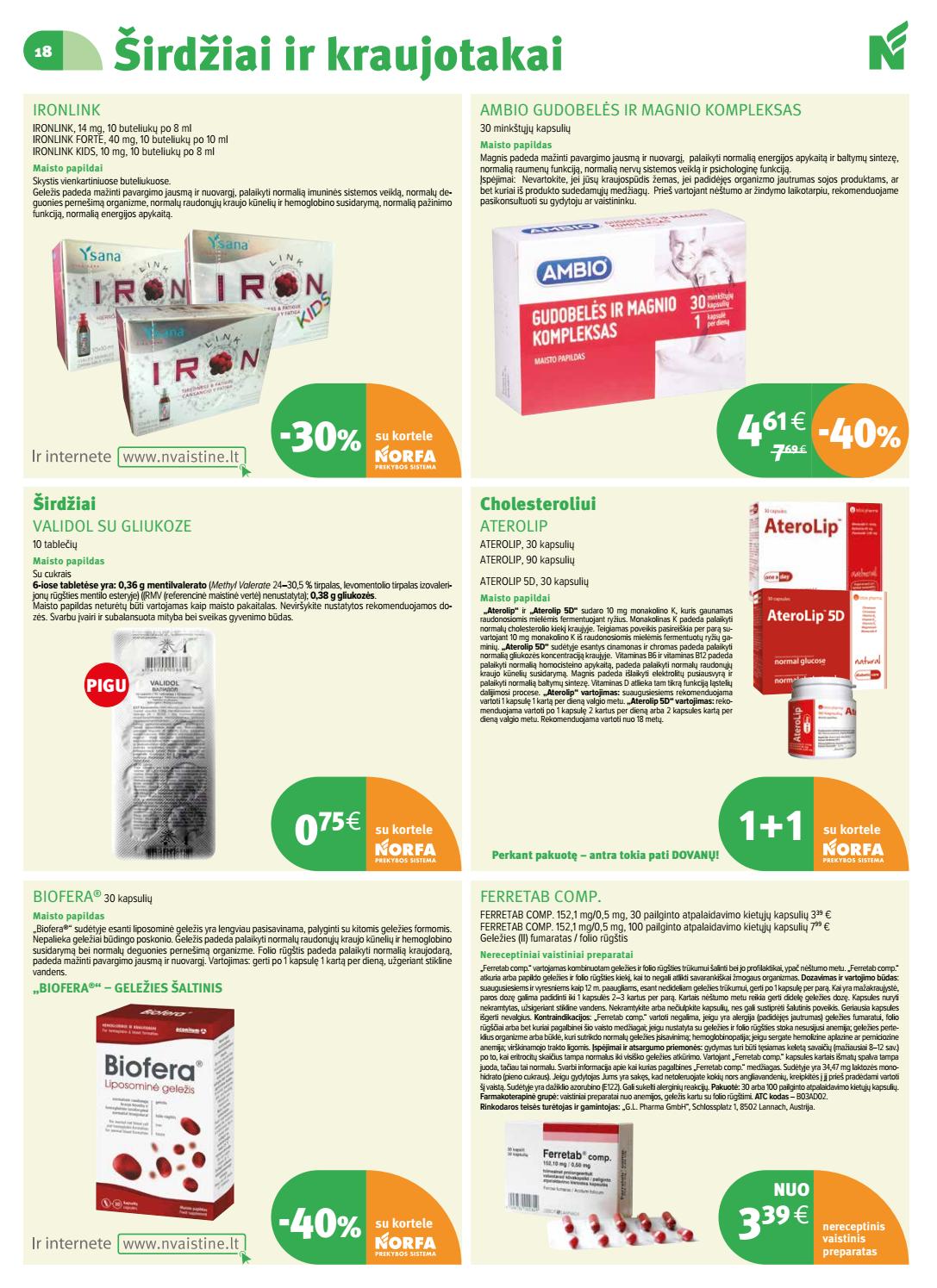 Norfos vaistinė leidinys akcijos nuo 
  2020-04-01 iki 
  2020-04-30 | Leidinukas.lt puslapis 18