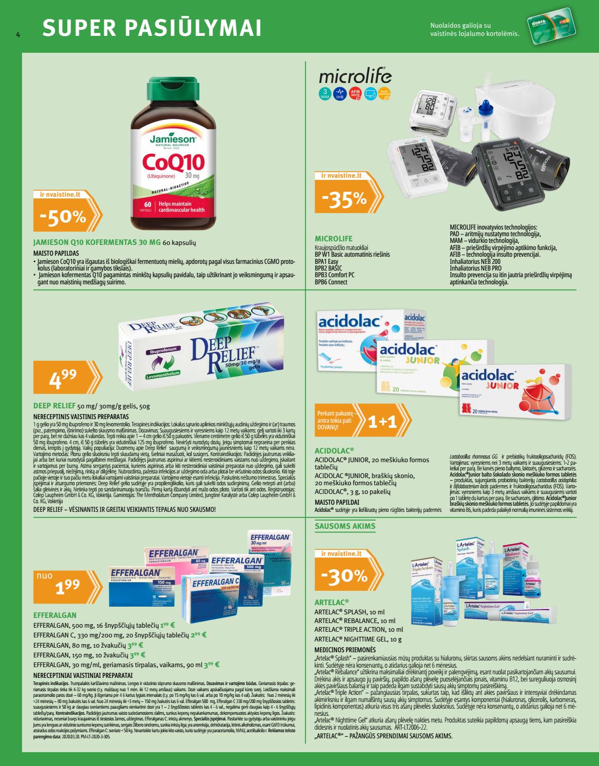Norfos vaistinė leidinys akcijos nuo 
  2021-02-01 iki 
  2021-02-28 | Leidinukas.lt puslapis 4
