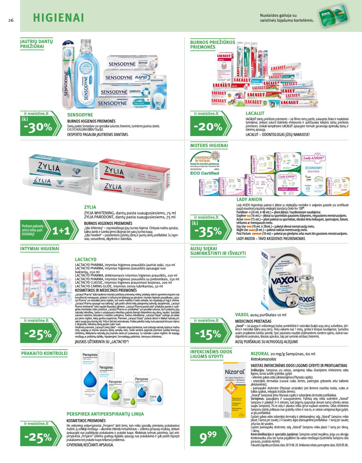Norfos vaistinės leidinys akcijos nuo 
  2021-04-30 iki 
  2021-05-31 | Leidinukas.lt puslapis 26