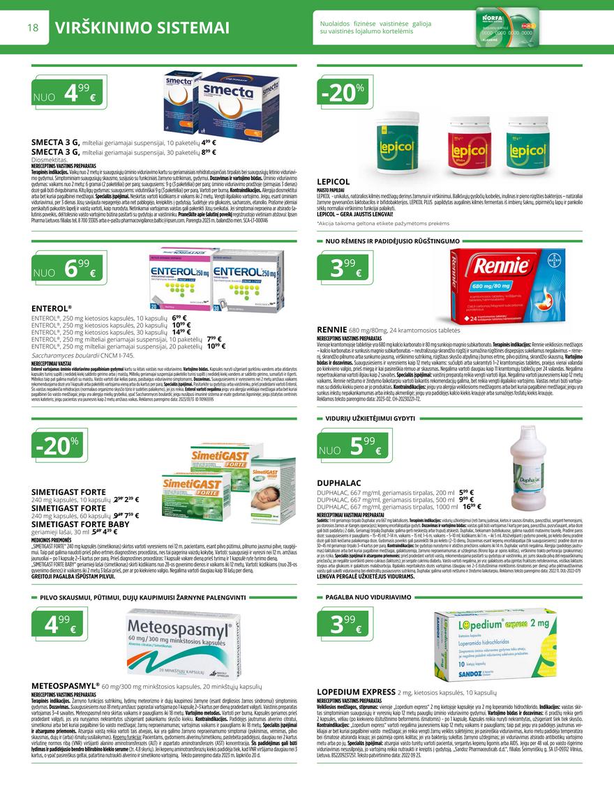 Norfos vaistinės leidinys akcijos nuo 
  2023-12-01 iki 
  2023-12-31 | Leidinukas.lt puslapis 18