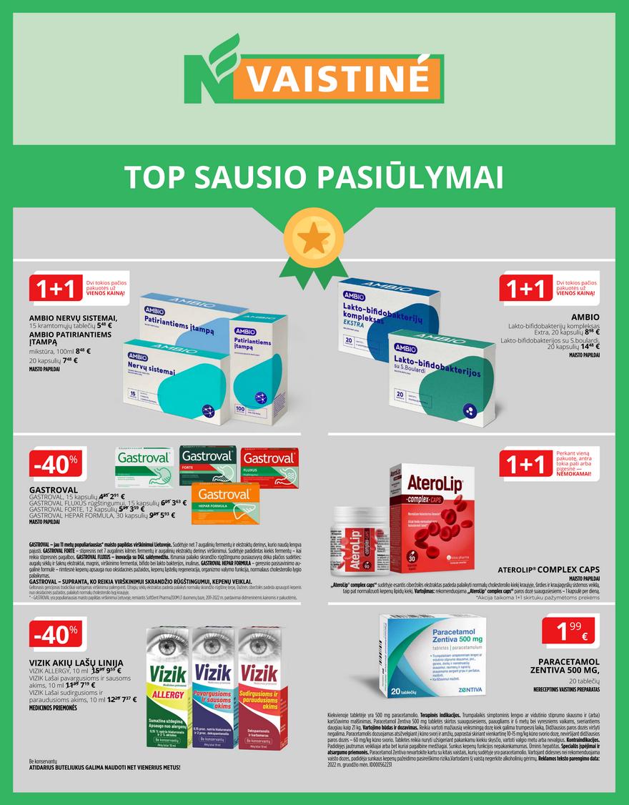 Norfos vaistinės leidinys akcijos nuo 
  2024-01-01 iki 
  2024-01-31 | Leidinukas.lt puslapis 1