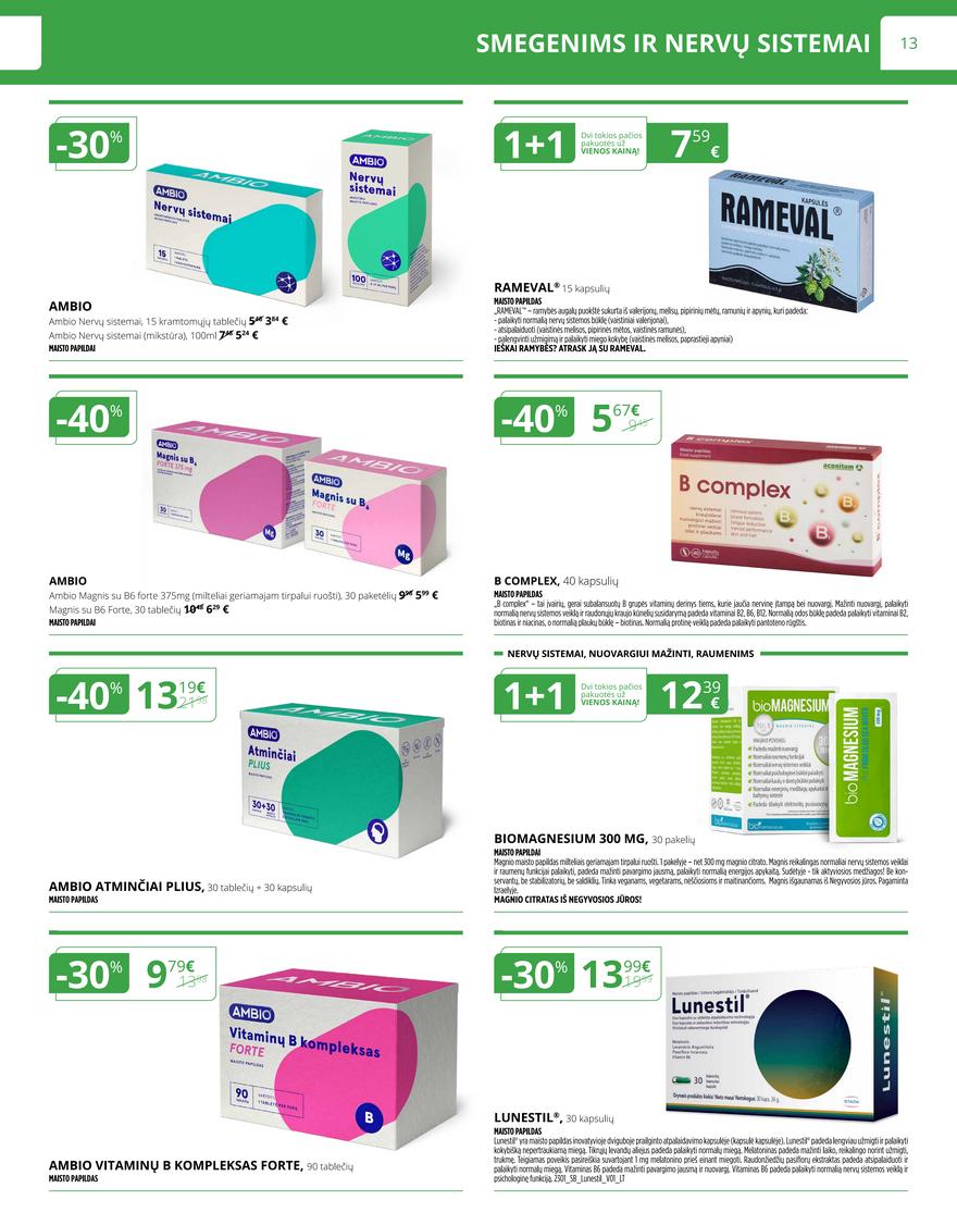 Norfos vaistinės leidinys akcijos nuo 
  2024-02-01 iki 
  2024-02-29 | Leidinukas.lt puslapis 13