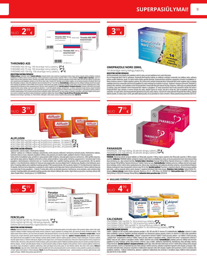 Norfos vaistinės leidinys akcijos nuo 
  2024-03-01 iki 
  2024-03-31 | Leidinukas.lt puslapis 9