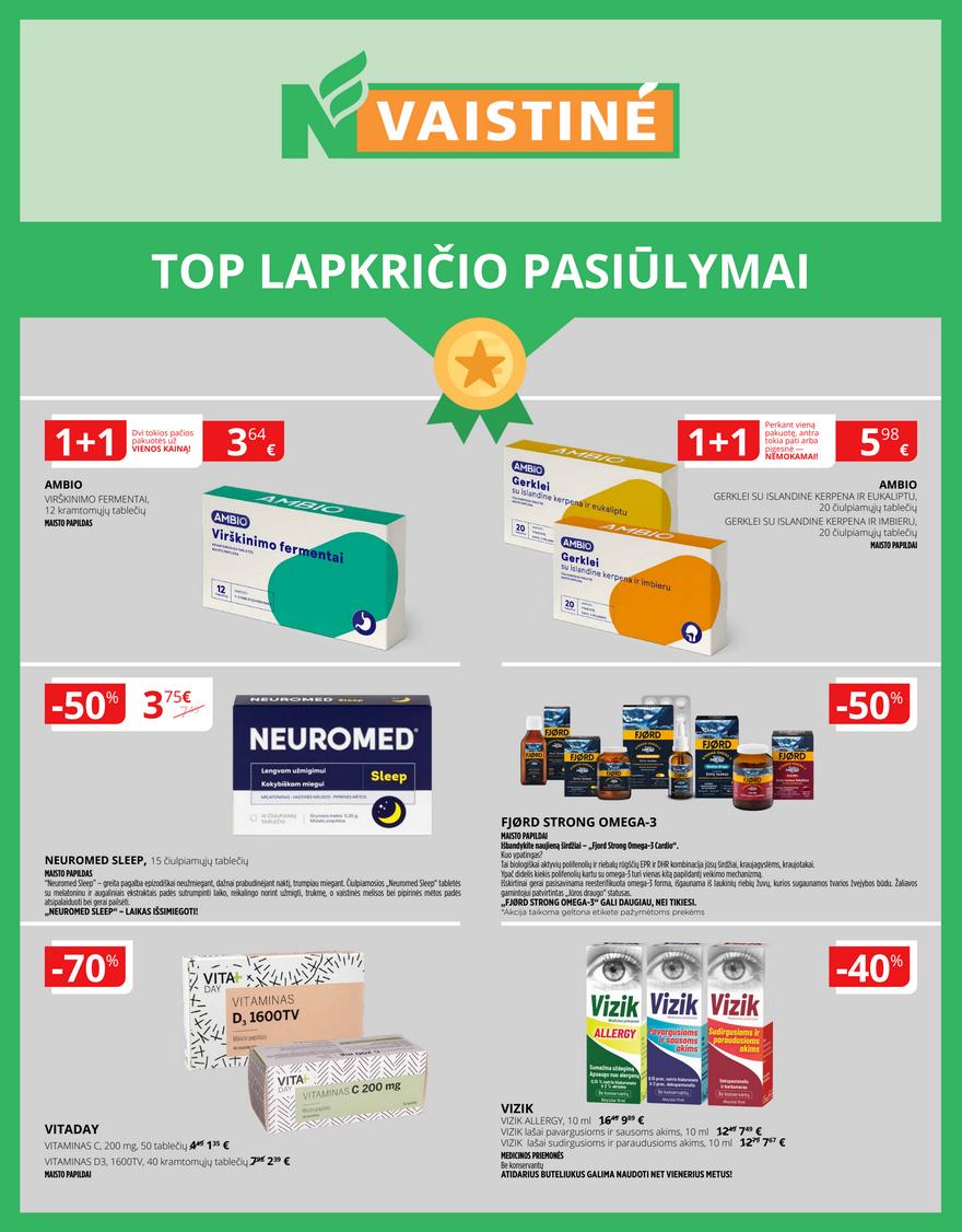 Norfos vaistinės leidinys akcijos nuo 
  2024-11-02 iki 
  2024-11-30 | Leidinukas.lt puslapis 1