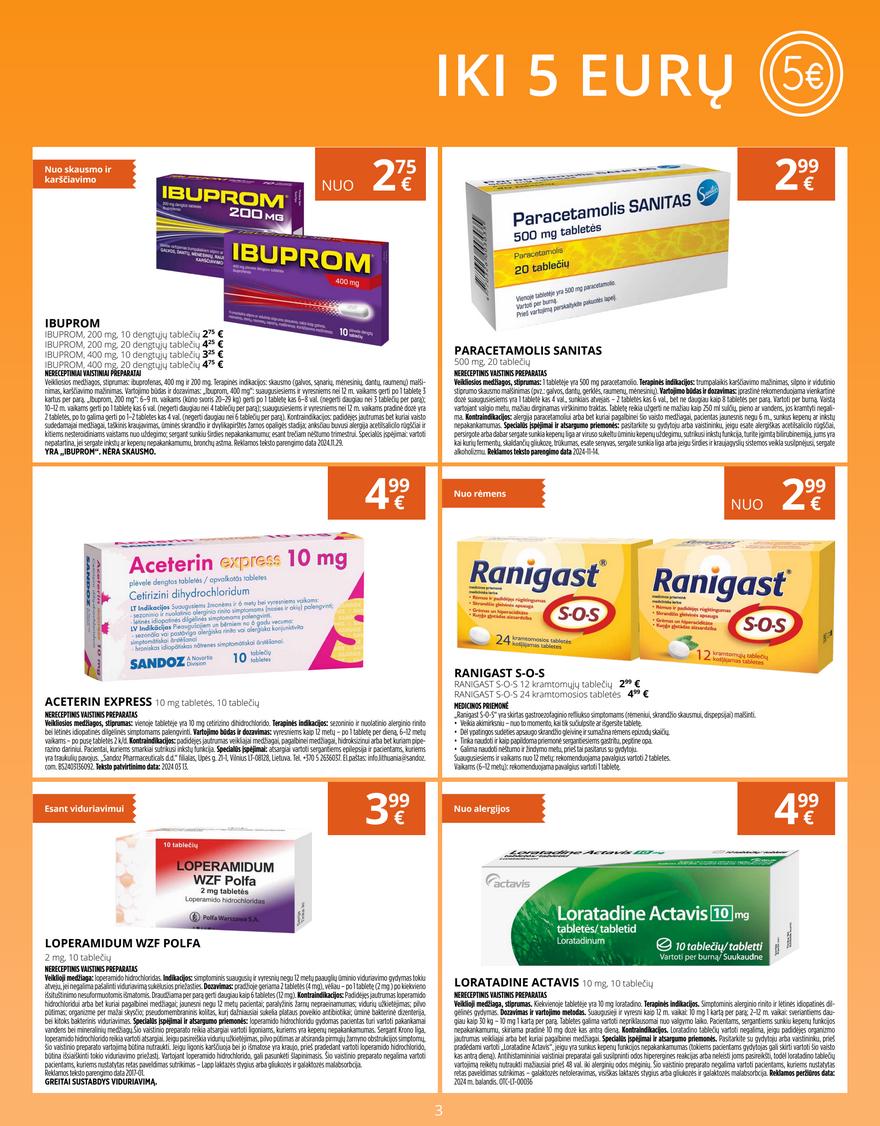 Norfos vaistinės leidinys akcijos nuo 
  2025-01-01 iki 
  2025-01-31 | Leidinukas.lt puslapis 3