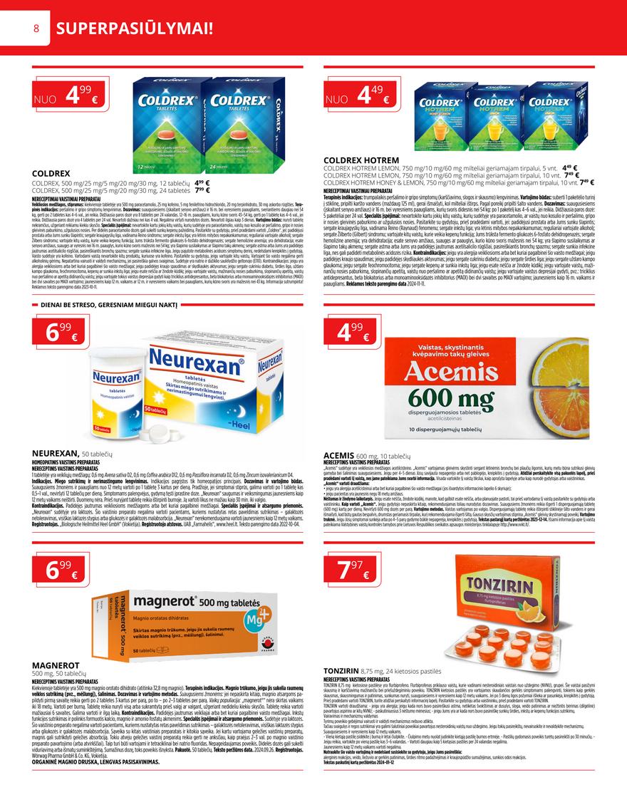 Norfos vaistinės leidinys akcijos nuo 
  2025-01-01 iki 
  2025-01-31 | Leidinukas.lt puslapis 8