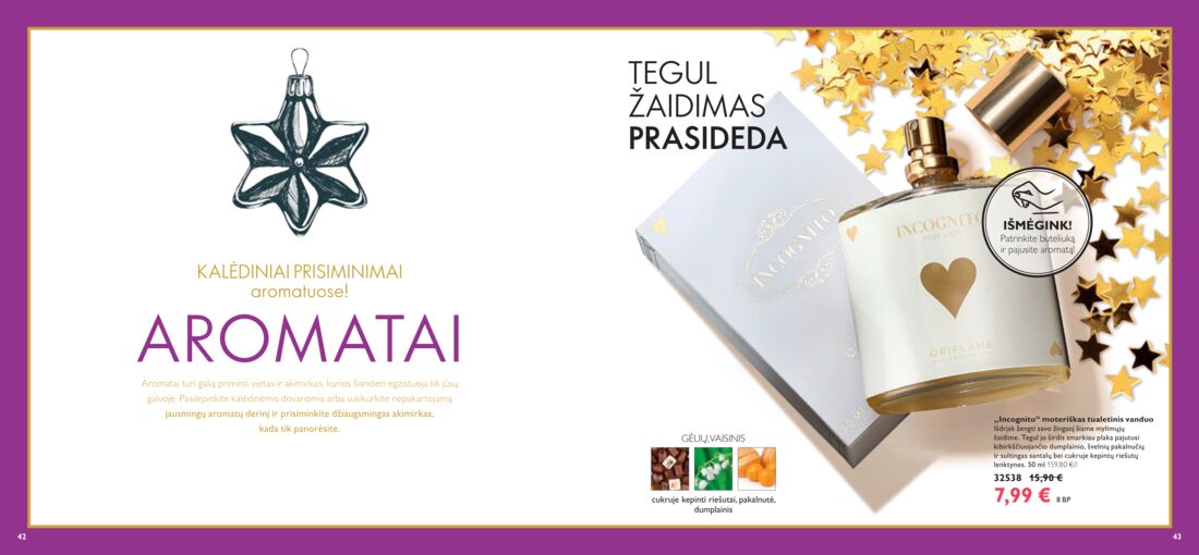 Oriflame katalogas akcijos nuo 
  2019-12-01 iki 
  2019-12-31 | Leidinukas.lt puslapis 22