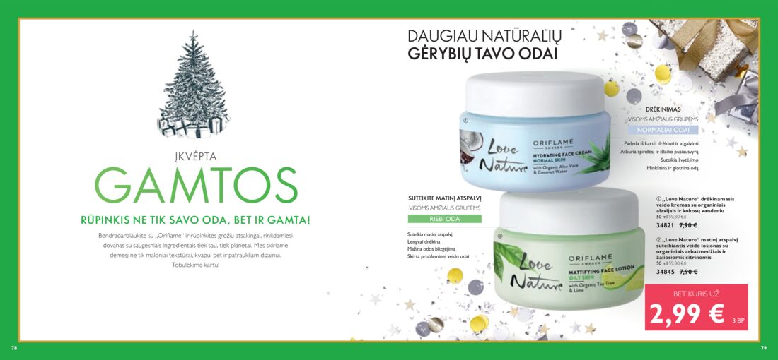 Oriflame katalogas akcijos nuo 
  2019-12-01 iki 
  2019-12-31 | Leidinukas.lt puslapis 40