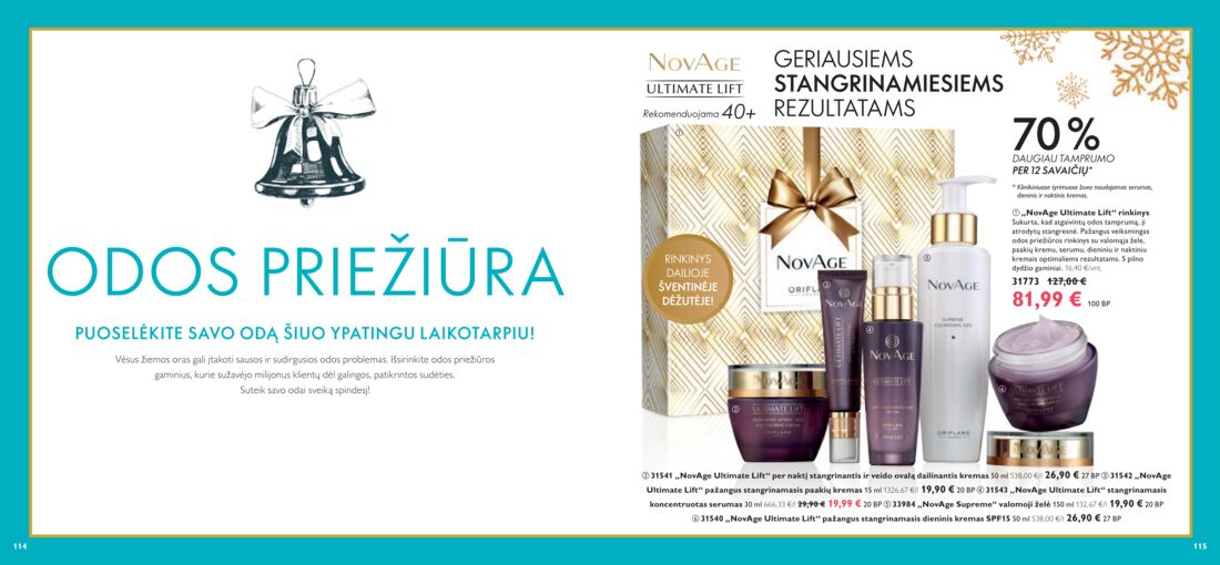 Oriflame katalogas akcijos nuo 
  2019-12-01 iki 
  2019-12-31 | Leidinukas.lt puslapis 58