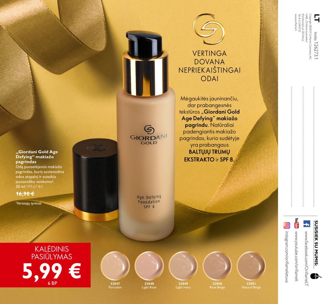 Oriflame katalogas akcijos nuo 
  2019-12-01 iki 
  2019-12-31 | Leidinukas.lt puslapis 81