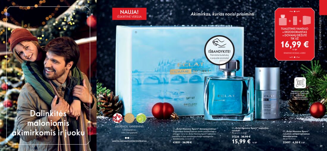 Oriflame katalogas akcijos nuo 
  2020-12-01 iki 
  2020-12-31 | Leidinukas.lt puslapis 15