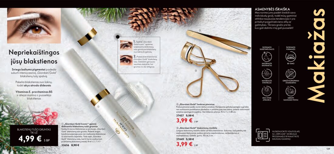 Oriflame katalogas akcijos nuo 
  2020-12-01 iki 
  2020-12-31 | Leidinukas.lt puslapis 70